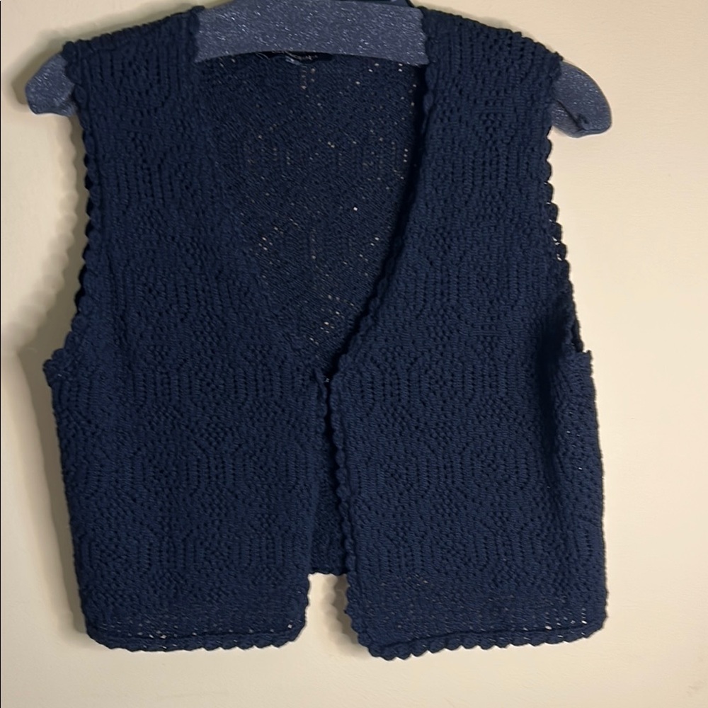 Olivaceous Black Crochet Top